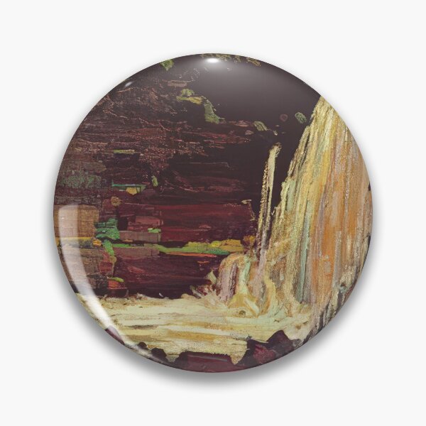 Item preview, Woodland waterfall 1916 designed and sold by VeilOfPigments.