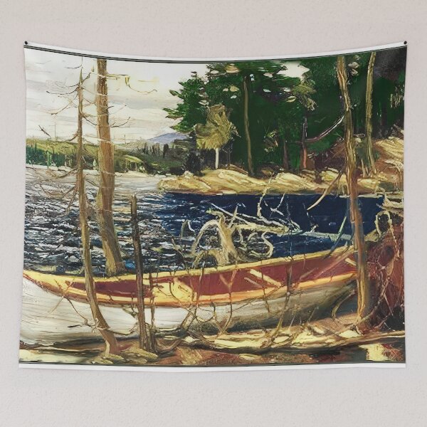 Item preview, The canoe 1912 designed and sold by VeilOfPigments.