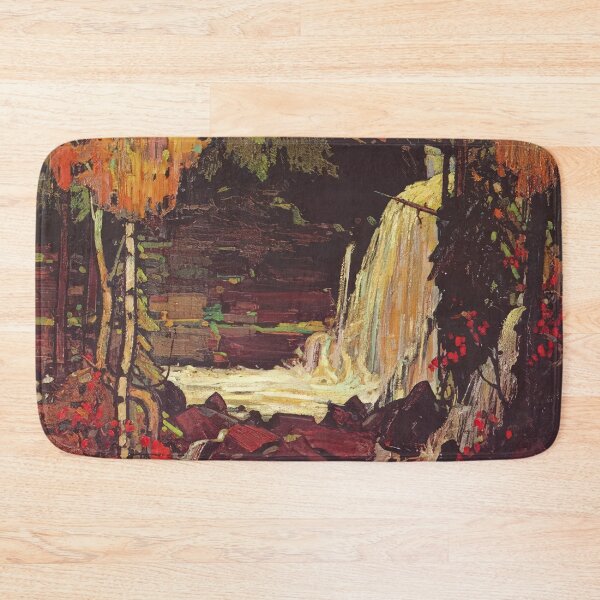 Item preview, Woodland waterfall 1916 designed and sold by VeilOfPigments.