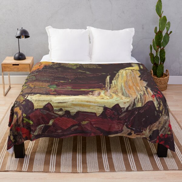 Item preview, Woodland waterfall 1916 designed and sold by VeilOfPigments.