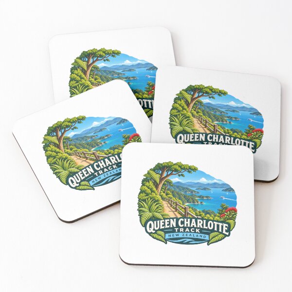 Item preview, Queen Charlotte Track, New Zealand - Coastal Hiking designed and sold by Myra365Art.