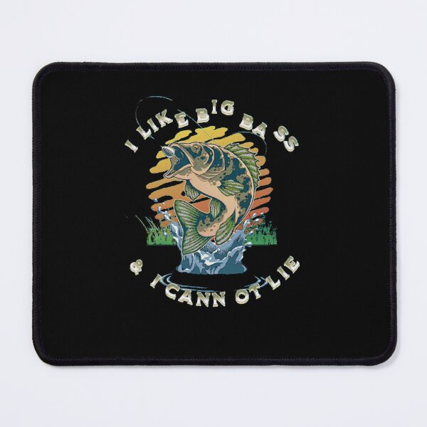 Item preview, I Like Big Bass Fishing Sunset Retro designed and sold by RolandoHam.