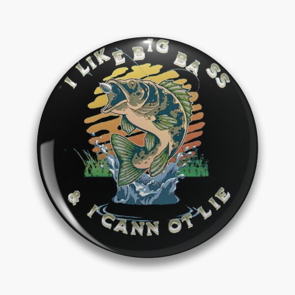 Item preview, I Like Big Bass Fishing Sunset Retro designed and sold by RolandoHam.
