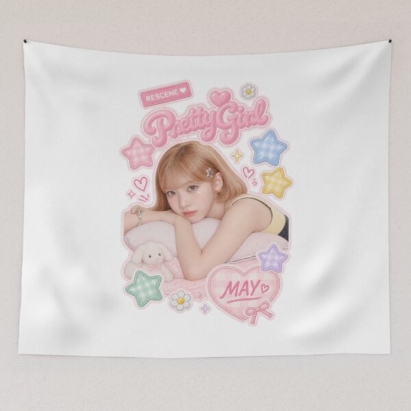 Item preview, Adorable May RESCENE Pretty Girl Graphic designed and sold by Valereekmerch.