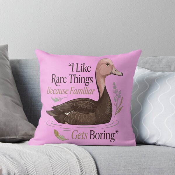 Item preview, Pink-headed Duck - I Like Rare Things Because Familiar Gets Boring designed and sold by Max Store.