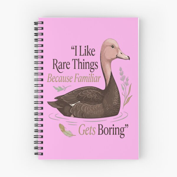 Item preview, Pink-headed Duck - I Like Rare Things Because Familiar Gets Boring designed and sold by Max Store.