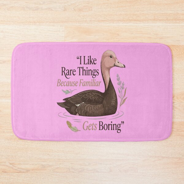 Item preview, Pink-headed Duck - I Like Rare Things Because Familiar Gets Boring designed and sold by Max Store.