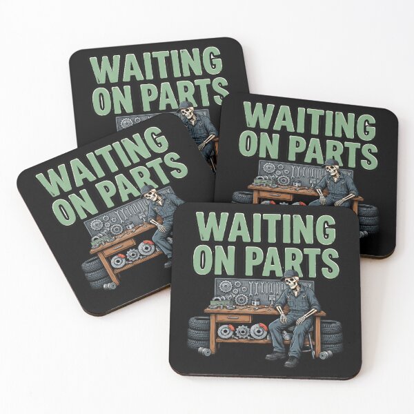 Item preview, Skeleton Auto Shop Mechanic Waiting On Parts designed and sold by netimdomains.