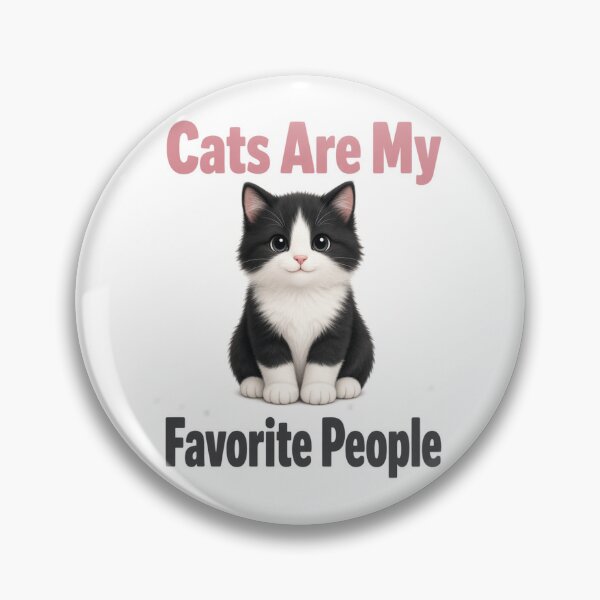 Item preview, Cats Are My Favorite People Funny Cat Lover T-Shirt designed and sold by FakePeopleSuck.