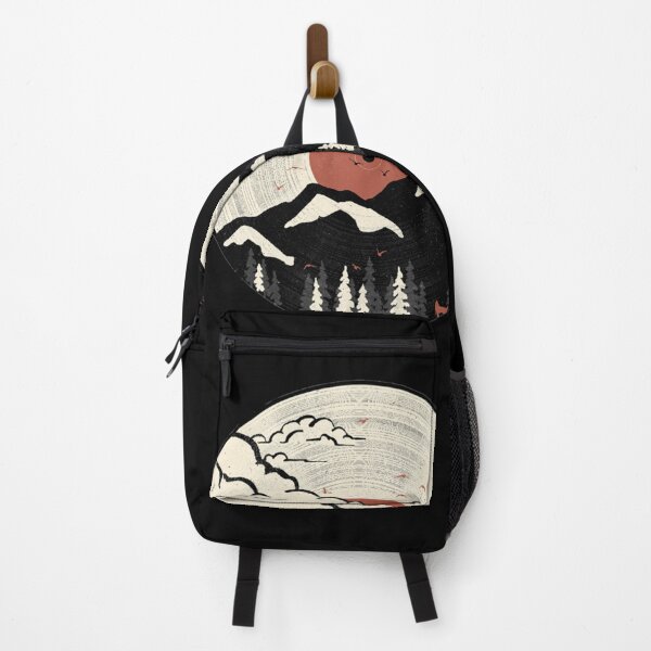 Item preview, Retro Vinyl Record Mountain Sunset Forest designed and sold by RolandoHam.