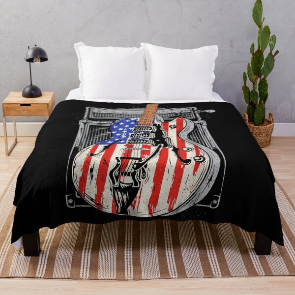 Item preview, American Flag Guitar 4th of July Guitarist USA Country Music Graphic  designed and sold by DiegoLuca.