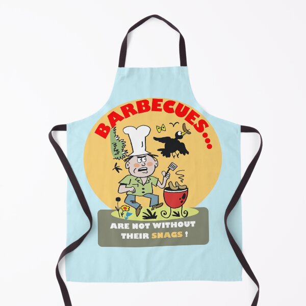 Item preview, Humorous Cartoon Barbecue Sausage Sizzle design designed and sold by Al Benge - NZ & Australian Art.