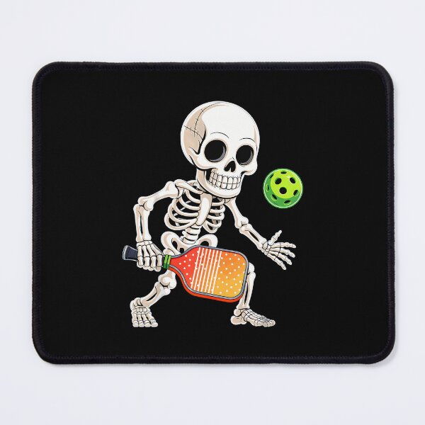 Item preview, Spooky Dink Skeleton Playing Pickle Ball Halloween designed and sold by ZariahNey.