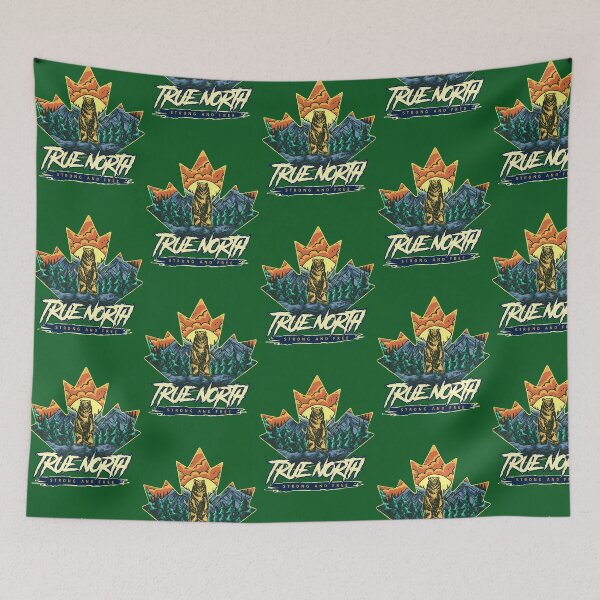 Item preview, True North Strong And Free Maple Leaf 115 designed and sold by Tinycraftyalien.