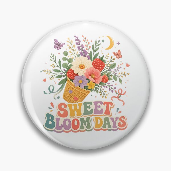 Item preview, Sweet Bloom Days Floral Strawberry Bouquet Pastel Cottagecore Art Design designed and sold by inkoutninja.