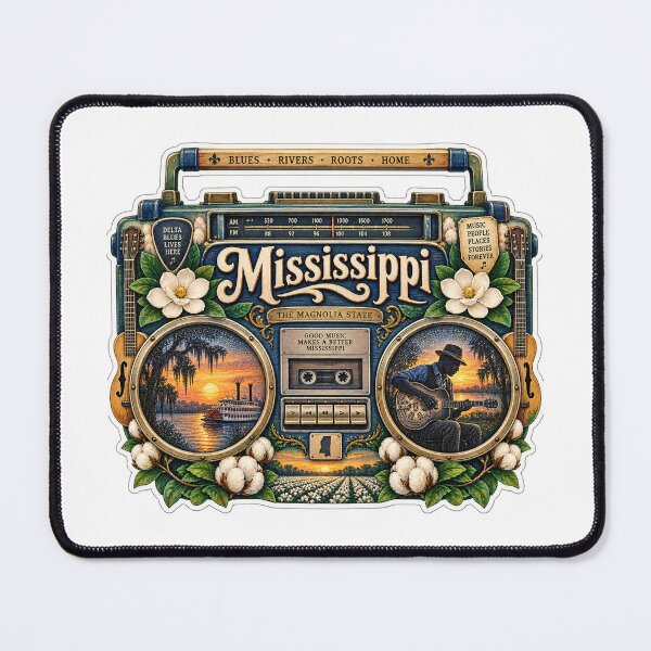 Item preview, Mississippi Gen X Boom Box designed and sold by Whimspired By Paxx.