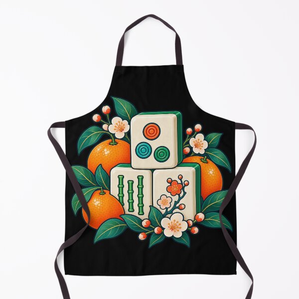 Item preview,  Mahjong Beginner Club – Colorful Botanical Tile Art designed and sold by Georain.