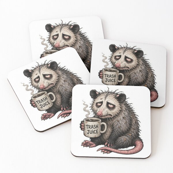 Item preview, Trash Juice Tired Opossum designed and sold by TrendScanner.