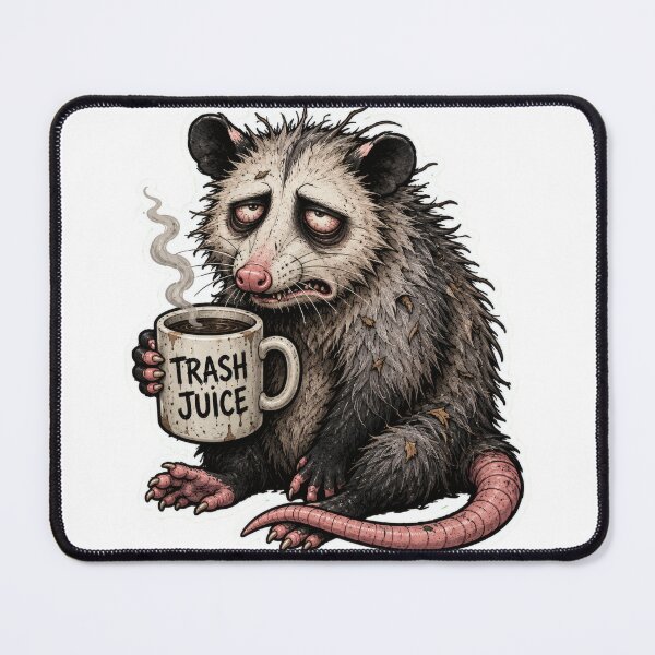Item preview, Trash Juice Tired Opossum designed and sold by TrendScanner.
