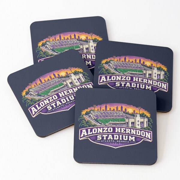 Item preview, Alonzo Herndon Stadium Atlanta Georgia Vintage Skyline Artwork designed and sold by Apex & Anthem .