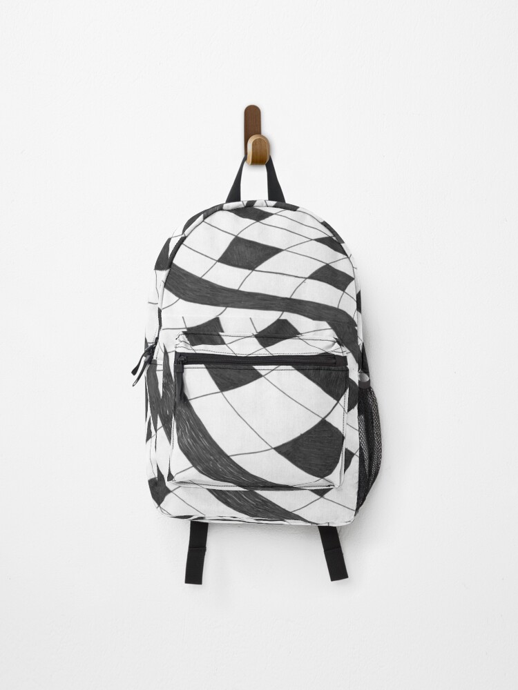Thumbnail 1 of 3, Backpack, Checkered Wave designed and sold by GenuineThreads.