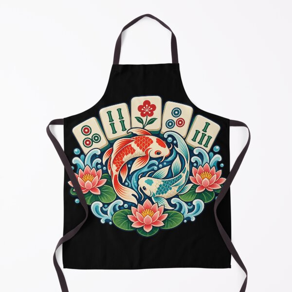 Item preview, Mahjong Beginner Club – Colorful Botanical Tile Art designed and sold by Georain.