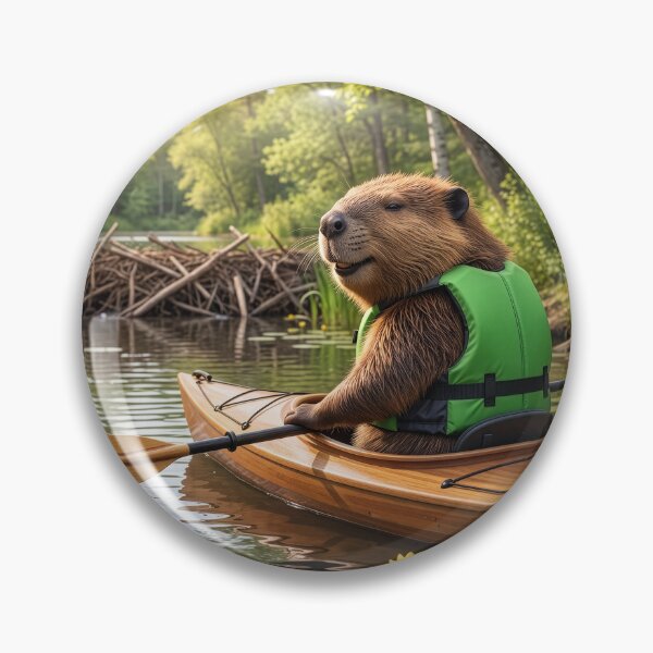 Item preview, Beaver Inspects His Dam designed and sold by Tridentulus.