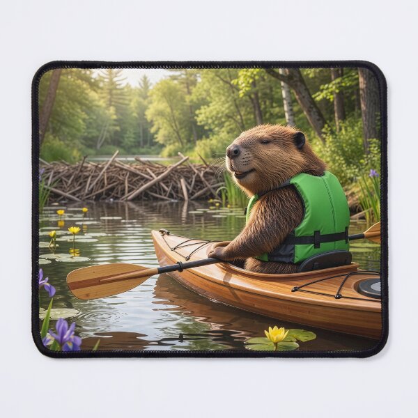 Item preview, Beaver Inspects His Dam designed and sold by Tridentulus.