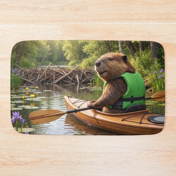 Item preview, Beaver Inspects His Dam designed and sold by Tridentulus.