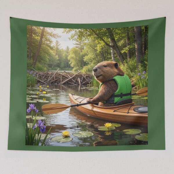 Item preview, Beaver Inspects His Dam designed and sold by Tridentulus.