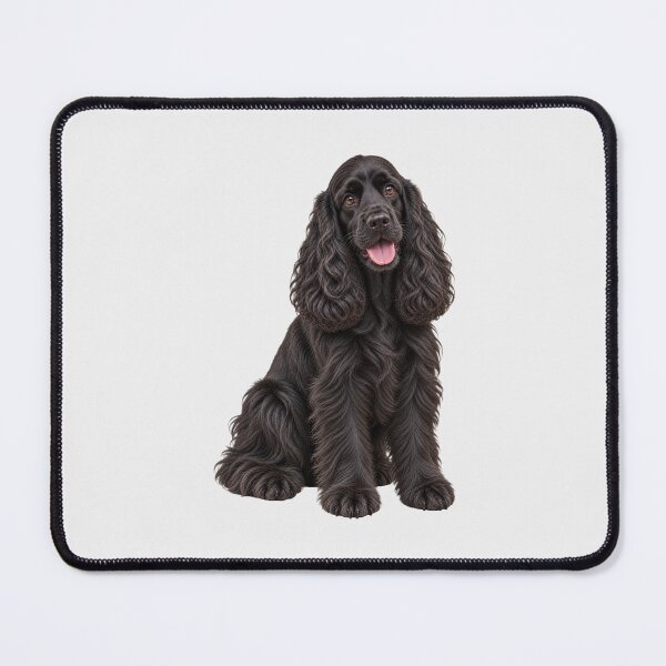 Item preview, Cocker Spaniel Black Dog designed and sold by BackgroundND.