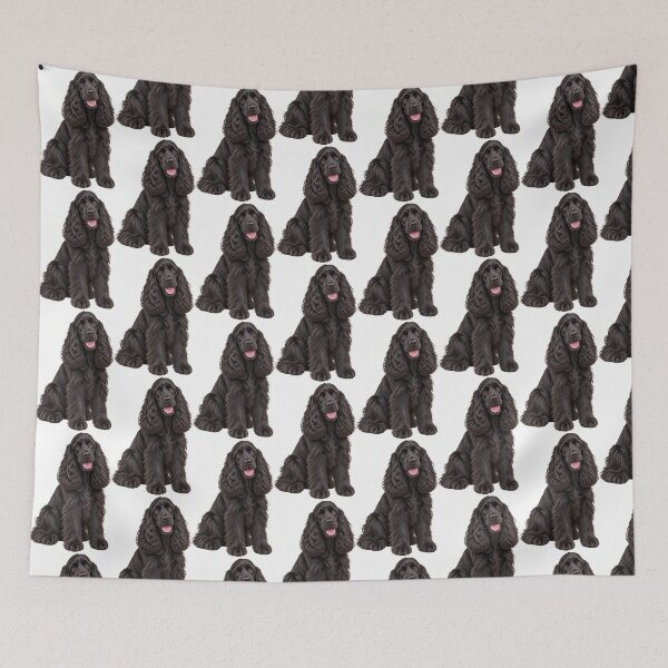 Item preview, Cocker Spaniel Black Dog designed and sold by BackgroundND.