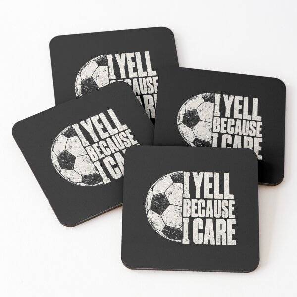 Item preview, I Yell Because I Care Soccer  designed and sold by a-turner-paint.