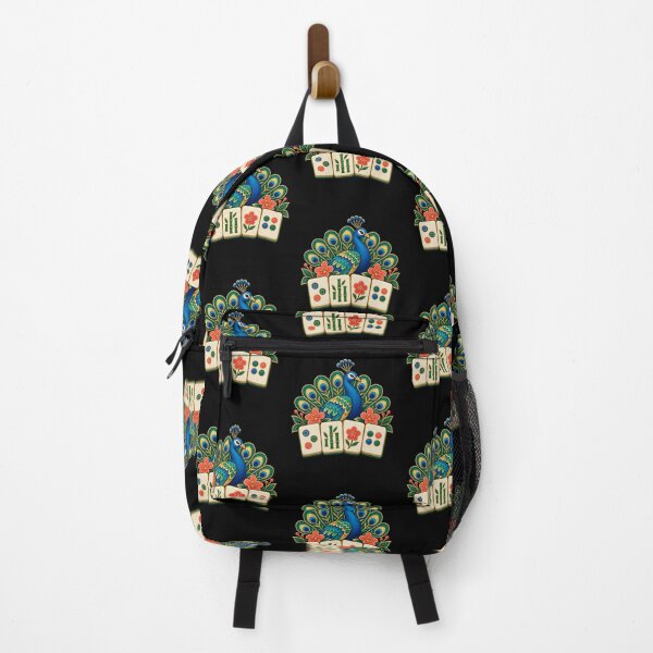 Item preview, Mahjong Beginner Club – Colorful Botanical Tile Art designed and sold by Georain.