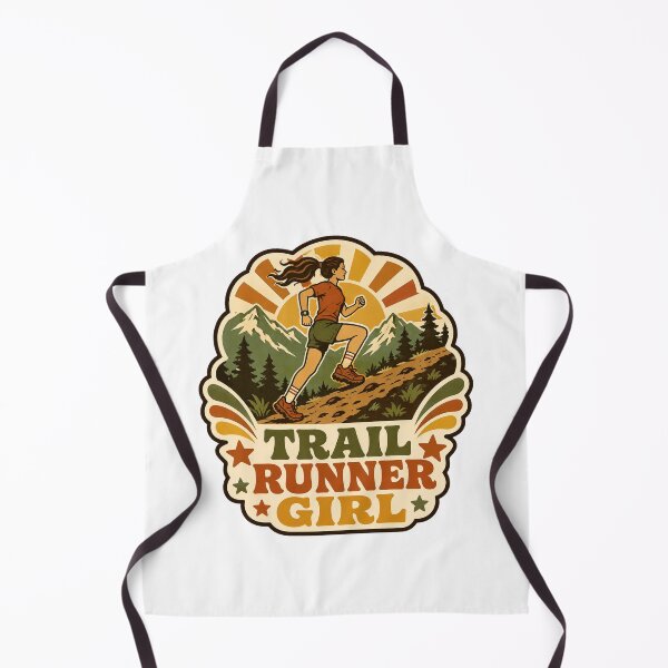 Item preview, Trail Running Gift - Trail Runner Girl designed and sold by RedRubyBubble.