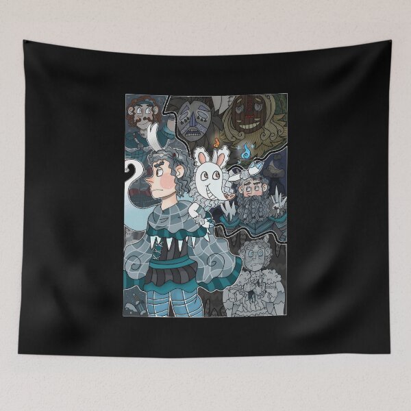 Item preview, Whimsical Fantasy Character Collage designed and sold by Fibi-studio.