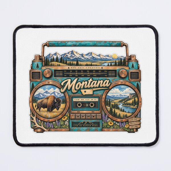 Item preview, Montana Gen X Boom Box designed and sold by Whimspired By Paxx.