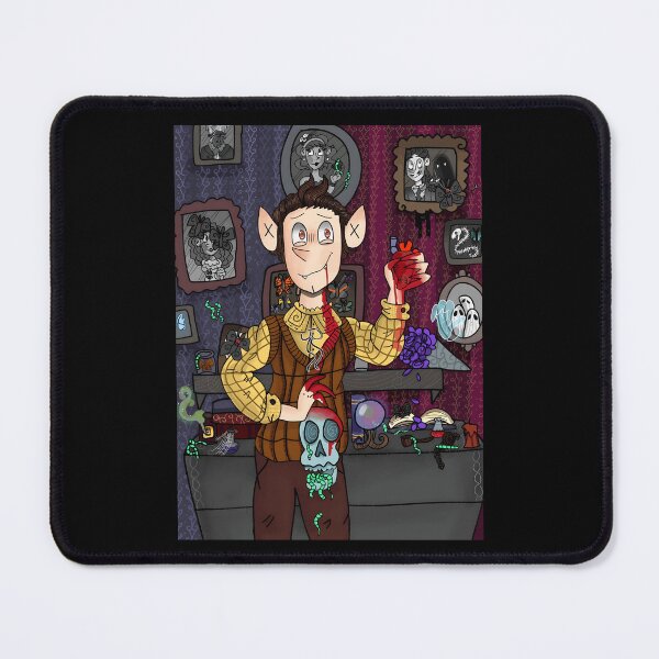 Item preview, Whimsical Eccentric Character Holding Heart and Skull designed and sold by Fibi-studio.