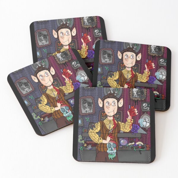 Item preview, Whimsical Eccentric Character Holding Heart and Skull designed and sold by Fibi-studio.
