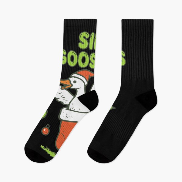 Item preview, Silly Goosemas Stocking Goose Christmas Holiday Art designed and sold by KenyattaKunze.