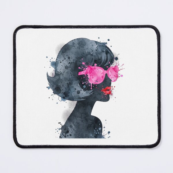 Item preview, Retro Girl With Pink Sunglasses designed and sold by ZyVoAli.