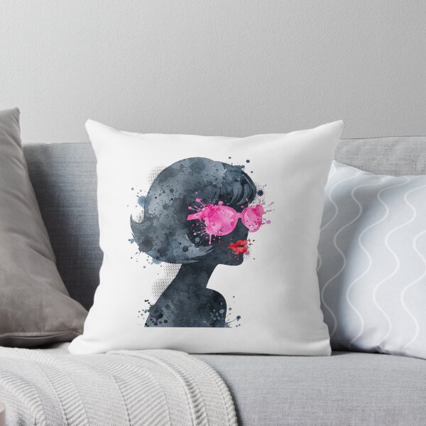 Item preview, Retro Girl With Pink Sunglasses designed and sold by ZyVoAli.