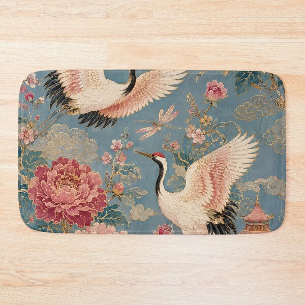 Item preview, Golden Cranes Among Peonies  designed and sold by atanasiaslivert.