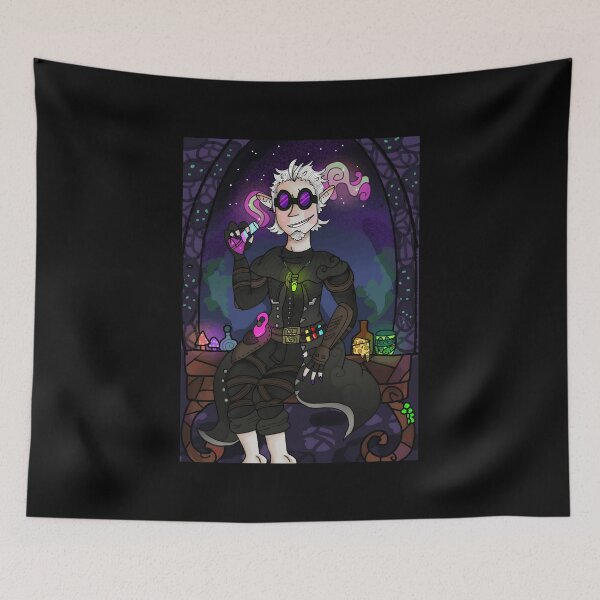 Item preview, Whimsical Alchemist with Potions and Mystical Vibes designed and sold by Fibi-studio.