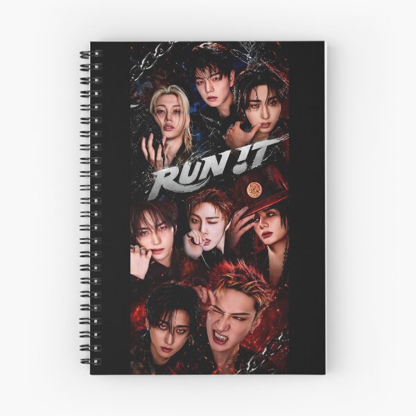 Item preview, Stray Kids Run It world tour poster ot8 logo you make stray kids STAY SKZ SKZOO kpop bang chan lee know changbin hyunjin han felix seungmin IN 5 star divine comeback designed and sold by Kpop-Noona.