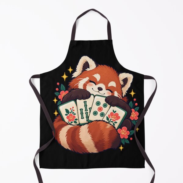 Item preview, Mahjong Game Night – Cute Animal Tile Club designed and sold by Georain.