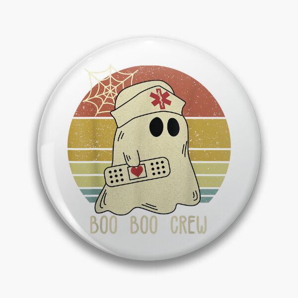 Item preview, Boo Boo Crew Nurse Shirt Funny Ghost Women Halloween Nurse designed and sold by Suzu Comena.