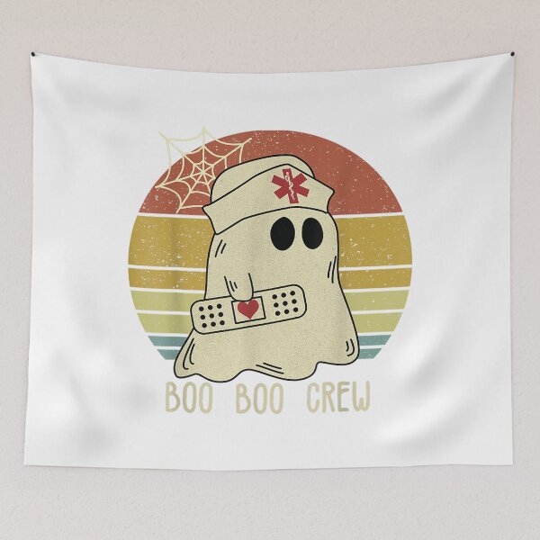 Item preview, Boo Boo Crew Nurse Shirt Funny Ghost Women Halloween Nurse designed and sold by Suzu Comena.