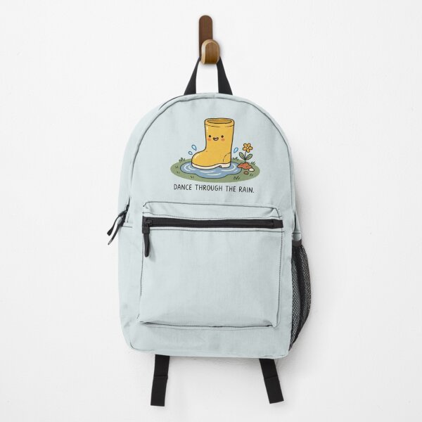Item preview, Dance Through the Rain | Cute Rain Boot Inspirational Art designed and sold by MrDev.