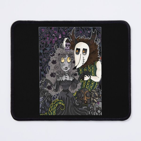 Item preview, Whimsical Skeleton Couple in Enchanted Forest designed and sold by Fibi-studio.